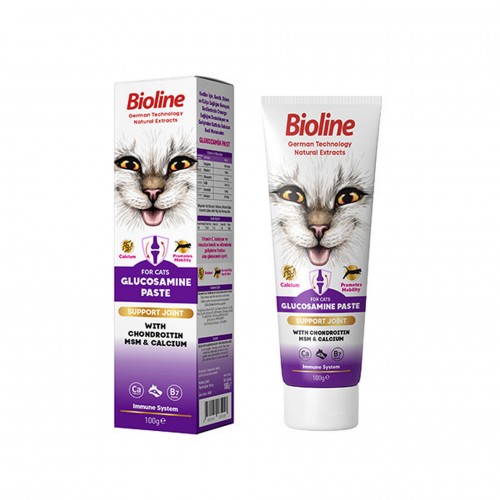 BIOLINE GLUCOSAMINE PASTE CAT 100 GR X 2 ADET