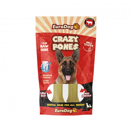 EURODOG CRAZY BONE PRES KEMIK 13 CM 2 LI X 2 ADET EURODOG CRAZY BONE PRES KEMIK 13 CM 2 LI X 2 ADET