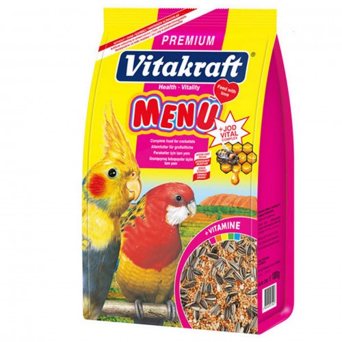 VITAKRAFT MENU PARAKET YEMI 1000 GR X 1 ADET VITAKRAFT MENU PARAKET YEMI 1000 GR X 1 ADET
