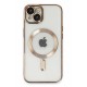 Newface iPhone 15 Kılıf Kross Magneticsafe Kapak - Gold