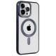 Newface iPhone 15 Pro Kılıf Kronos Magsafe Kapak - Lacivert Newface iPhone 15 Pro Kılıf Kronos Magsafe Kapak - Lacivert