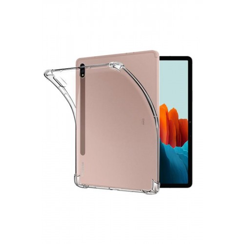Newface Samsung Galaxy X700 Tab S8 11 Kılıf Anti Şeffaf Tablet Silikon - Şeffaf