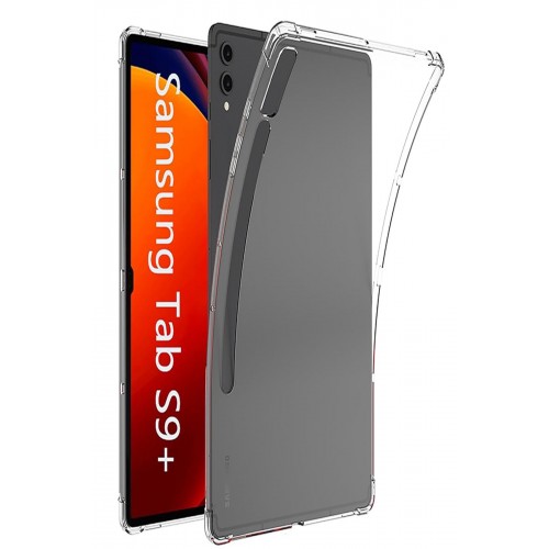 Newface Samsung Galaxy X810 Tab S9 Plus 12.4 Kılıf Anti Şeffaf Tablet Silikon - Şeffaf Newface Samsung Galaxy X810 Tab S9 Plus 12.4 Kılıf Anti Şeffaf Tablet Silikon - Şeffaf
