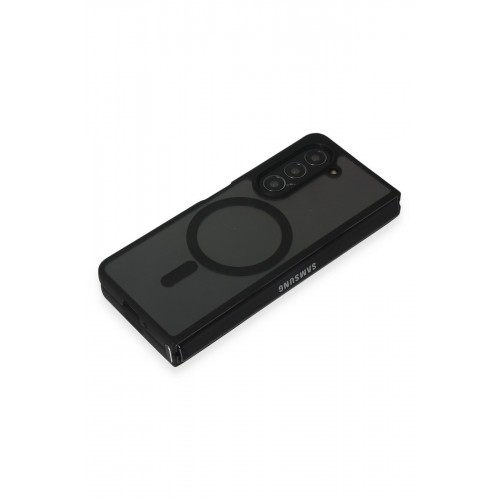 Newface Samsung Galaxy Z Fold 5 Kılıf Blur Fold Magsafe Kapak - Siyah Newface Samsung Galaxy Z Fold 5 Kılıf Blur Fold Magsafe Kapak - Siyah