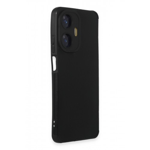 Newface Realme C55 Kılıf Loop Deri Silikon - Siyah Newface Realme C55 Kılıf Loop Deri Silikon - Siyah