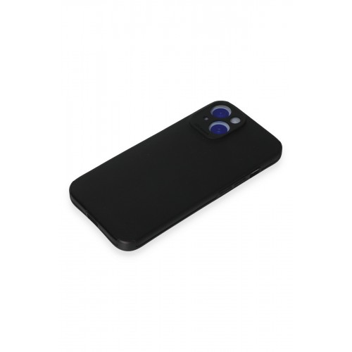 Newface iPhone 15 Kılıf Loop Deri Silikon - Siyah Newface iPhone 15 Kılıf Loop Deri Silikon - Siyah