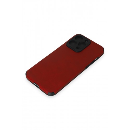 Newface iPhone 15 Pro Max Kılıf Loop Deri Silikon - Kırmızı Newface iPhone 15 Pro Max Kılıf Loop Deri Silikon - Kırmızı