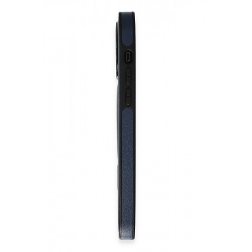 Newface iPhone 15 Pro Max Kılıf Ozzi Magsafe Deri Kapak - Lacivert Newface iPhone 15 Pro Max Kılıf Ozzi Magsafe Deri Kapak - Lacivert