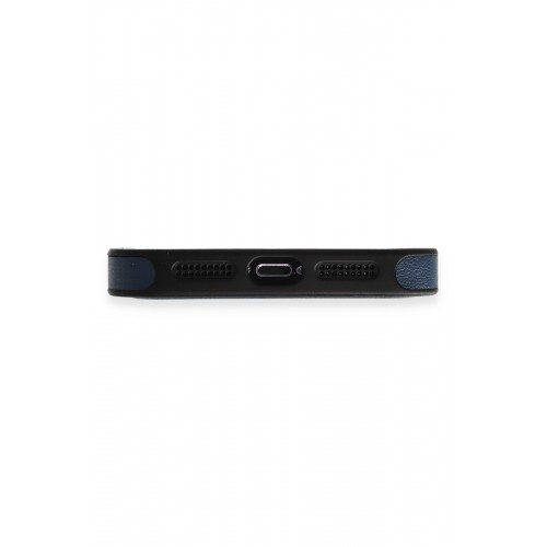 Newface iPhone 15 Pro Max Kılıf Ozzi Magsafe Deri Kapak - Lacivert Newface iPhone 15 Pro Max Kılıf Ozzi Magsafe Deri Kapak - Lacivert