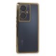 Newface Vivo V29 Lite Kılıf Razer Lensli Silikon - Gold