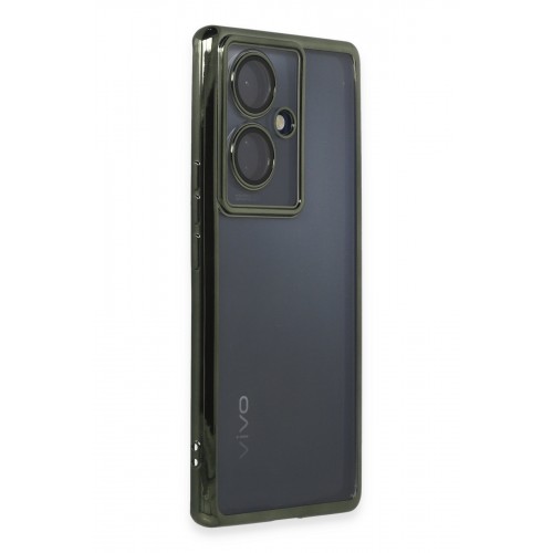 Newface Vivo V29 Lite Kılıf Razer Lensli Silikon - Yeşil Newface Vivo V29 Lite Kılıf Razer Lensli Silikon - Yeşil
