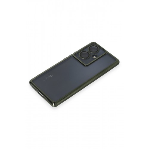 Newface Vivo V29 Lite Kılıf Razer Lensli Silikon - Yeşil Newface Vivo V29 Lite Kılıf Razer Lensli Silikon - Yeşil