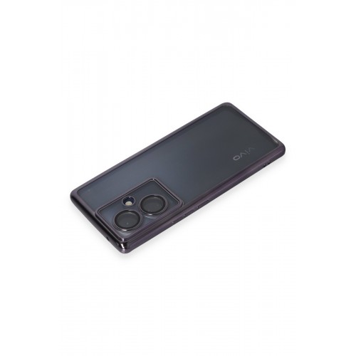 Newface Vivo V29 Lite Kılıf Razer Lensli Silikon - Mor Newface Vivo V29 Lite Kılıf Razer Lensli Silikon - Mor