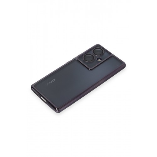 Newface Vivo V29 Lite Kılıf Razer Lensli Silikon - Mor Newface Vivo V29 Lite Kılıf Razer Lensli Silikon - Mor