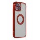Newface iPhone 15 Kılıf Slot Silikon - Kırmızı Newface iPhone 15 Kılıf Slot Silikon - Kırmızı
