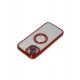 Newface iPhone 15 Kılıf Slot Silikon - Kırmızı Newface iPhone 15 Kılıf Slot Silikon - Kırmızı