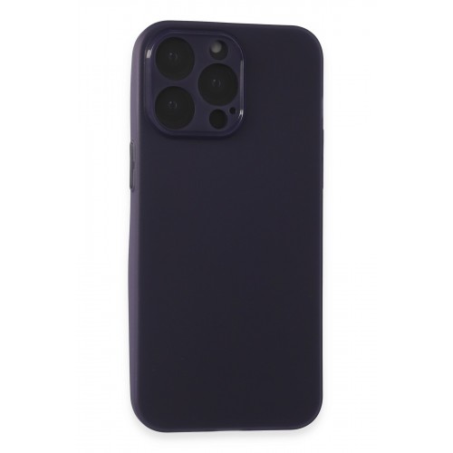 Newface iPhone 15 Pro Max Kılıf Puma Silikon - Koyu Mor