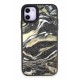 Newface iPhone 12 Kılıf Moda Simli Kapak - Siyah