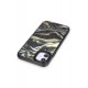 Newface iPhone 12 Kılıf Moda Simli Kapak - Siyah