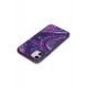 Newface iPhone 12 Kılıf Moda Simli Kapak - Derin Mor