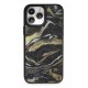 Newface iPhone 12 Pro Kılıf Moda Simli Kapak - Siyah