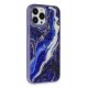 Newface iPhone 12 Pro Kılıf Moda Simli Kapak - Mavi Newface iPhone 12 Pro Kılıf Moda Simli Kapak - Mavi