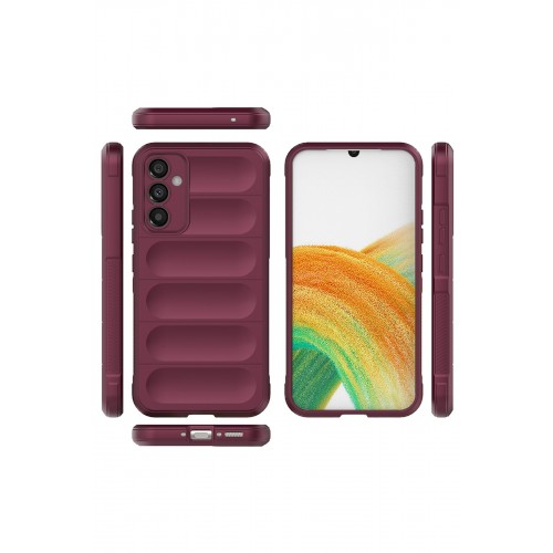 Newface Samsung Galaxy M34 5G Kılıf Optimum Silikon - Bordo Newface Samsung Galaxy M34 5G Kılıf Optimum Silikon - Bordo