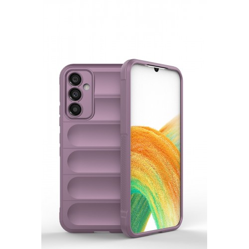 Newface Samsung Galaxy M34 5G Kılıf Optimum Silikon - Mor Newface Samsung Galaxy M34 5G Kılıf Optimum Silikon - Mor