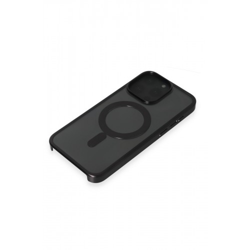 Newface iPhone 15 Pro Kılıf Erozi Magsafe Kapak - Siyah Newface iPhone 15 Pro Kılıf Erozi Magsafe Kapak - Siyah