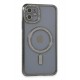 Newface iPhone 11 Kılıf Joke Simli Magneticsafe Kılıf - Gri