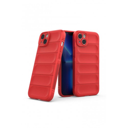 Newface iPhone 15 Kılıf Optimum Silikon - Kırmızı Newface iPhone 15 Kılıf Optimum Silikon - Kırmızı