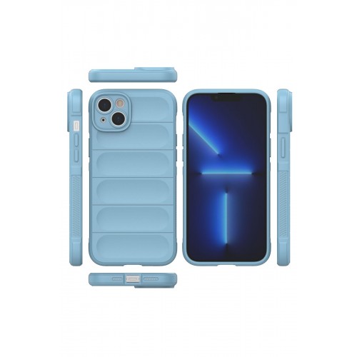 Newface iPhone 15 Kılıf Optimum Silikon - Sky Blue Newface iPhone 15 Kılıf Optimum Silikon - Sky Blue