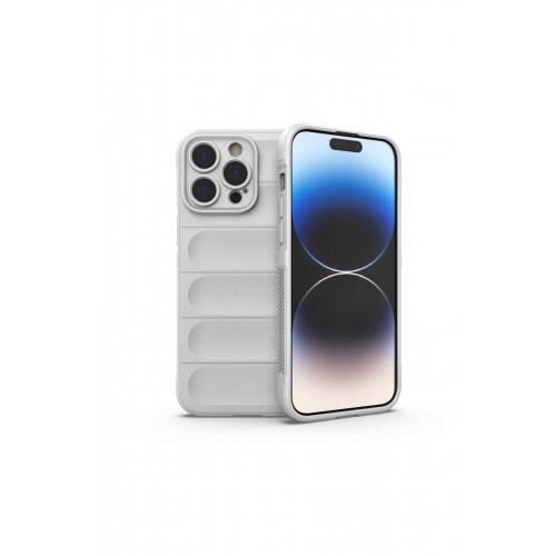 Newface iPhone 15 Pro Kılıf Optimum Silikon - Krem Newface iPhone 15 Pro Kılıf Optimum Silikon - Krem