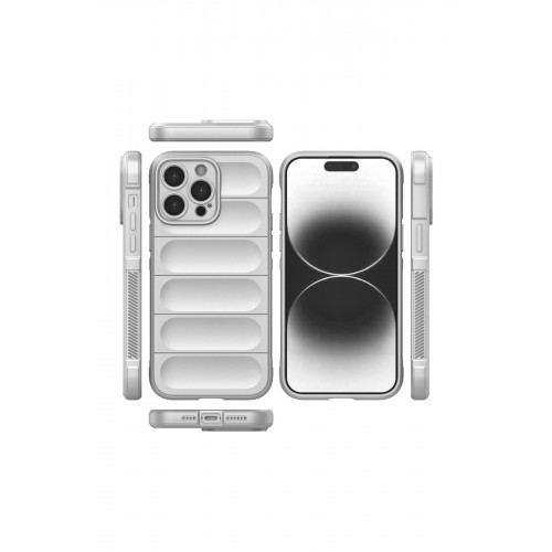 Newface iPhone 15 Pro Kılıf Optimum Silikon - Krem Newface iPhone 15 Pro Kılıf Optimum Silikon - Krem