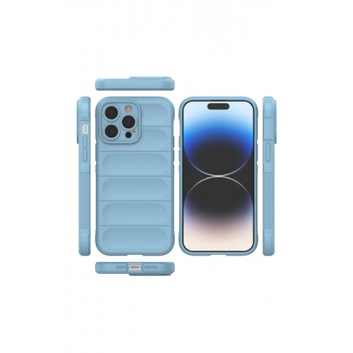 Newface iPhone 15 Pro Kılıf Optimum Silikon - Sky Blue Newface iPhone 15 Pro Kılıf Optimum Silikon - Sky Blue