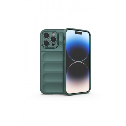 Newface iPhone 15 Pro Max Kılıf Optimum Silikon - Koyu Yeşil Newface iPhone 15 Pro Max Kılıf Optimum Silikon - Koyu Yeşil