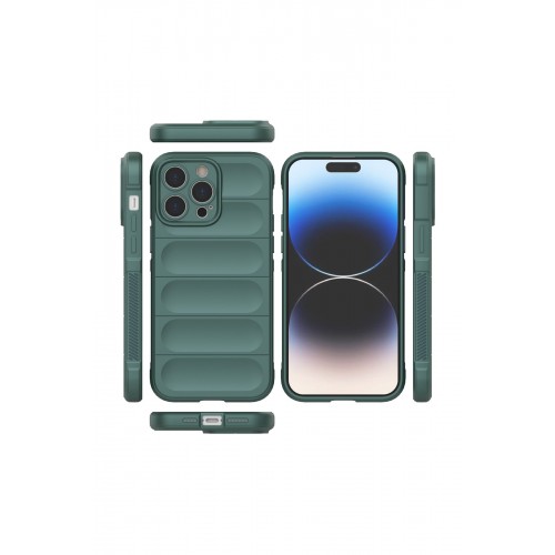 Newface iPhone 15 Pro Max Kılıf Optimum Silikon - Koyu Yeşil Newface iPhone 15 Pro Max Kılıf Optimum Silikon - Koyu Yeşil