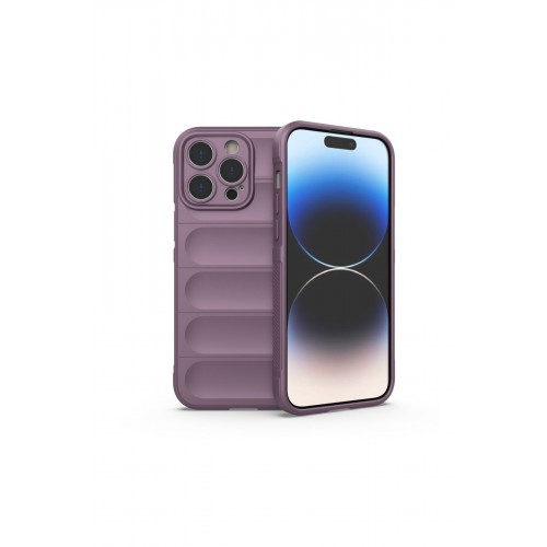 Newface iPhone 15 Pro Max Kılıf Optimum Silikon - Mor Newface iPhone 15 Pro Max Kılıf Optimum Silikon - Mor