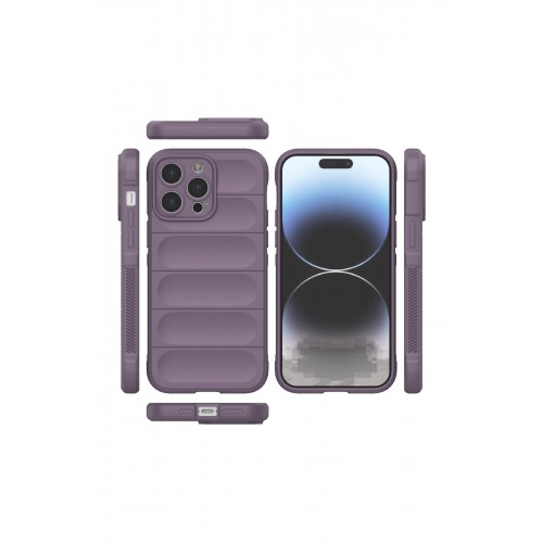 Newface iPhone 15 Pro Max Kılıf Optimum Silikon - Mor Newface iPhone 15 Pro Max Kılıf Optimum Silikon - Mor
