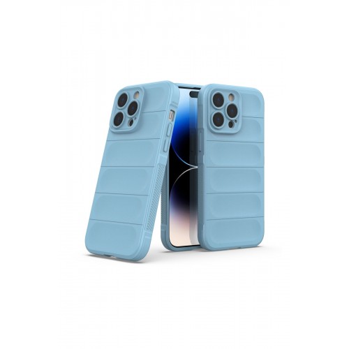 Newface iPhone 15 Pro Max Kılıf Optimum Silikon - Sky Blue Newface iPhone 15 Pro Max Kılıf Optimum Silikon - Sky Blue