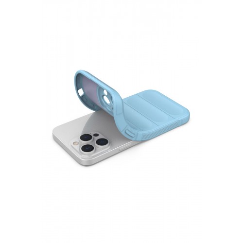 Newface iPhone 15 Pro Max Kılıf Optimum Silikon - Sky Blue Newface iPhone 15 Pro Max Kılıf Optimum Silikon - Sky Blue