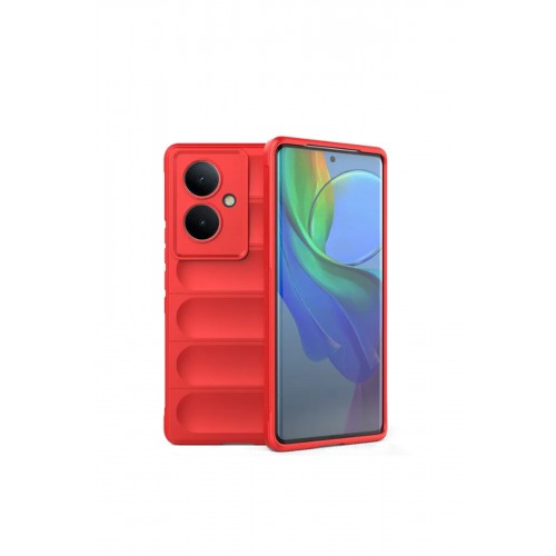 Newface Vivo V29 Lite Kılıf Optimum Silikon - Kırmızı Newface Vivo V29 Lite Kılıf Optimum Silikon - Kırmızı
