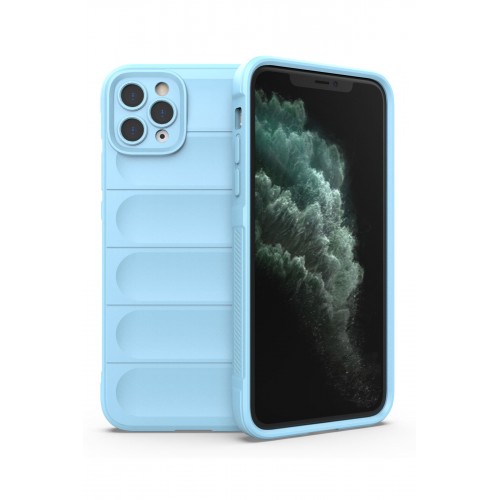 Newface iPhone 11 Pro Kılıf Optimum Silikon - Sky Blue