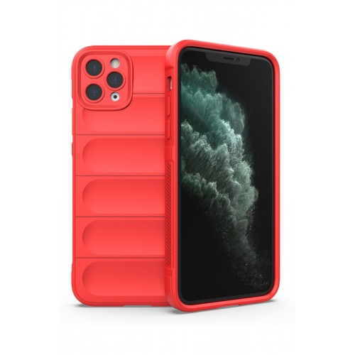 Newface iPhone 11 Pro Max Kılıf Optimum Silikon - Kırmızı Newface iPhone 11 Pro Max Kılıf Optimum Silikon - Kırmızı