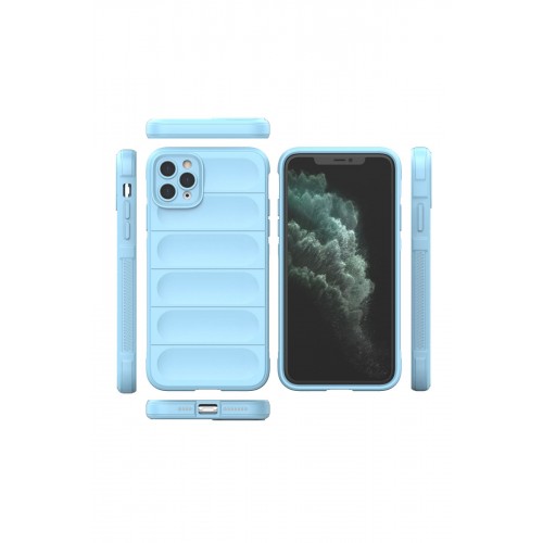 Newface iPhone 11 Pro Max Kılıf Optimum Silikon - Sky Blue Newface iPhone 11 Pro Max Kılıf Optimum Silikon - Sky Blue