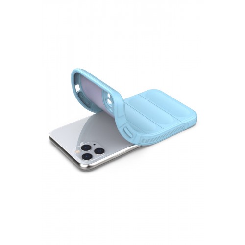 Newface iPhone 11 Pro Max Kılıf Optimum Silikon - Sky Blue Newface iPhone 11 Pro Max Kılıf Optimum Silikon - Sky Blue