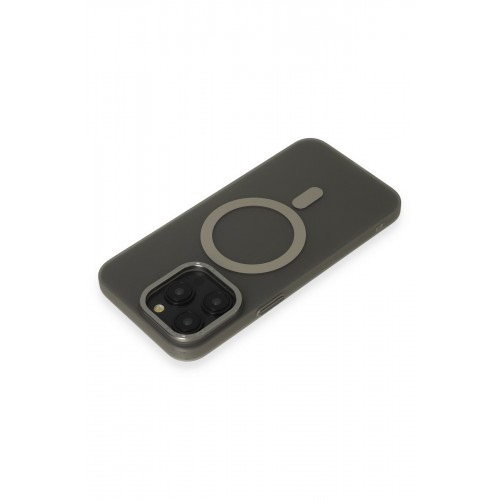 Newface iPhone 15 Pro Max Kılıf Lodos Magneticsafe Mat Kapak - Titan Gri Newface iPhone 15 Pro Max Kılıf Lodos Magneticsafe Mat Kapak - Titan Gri