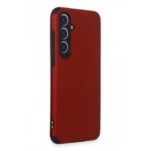 Newface Samsung Galaxy S23 FE Kılıf Loop Deri Silikon - Kırmızı Newface Samsung Galaxy S23 FE Kılıf Loop Deri Silikon - Kırmızı