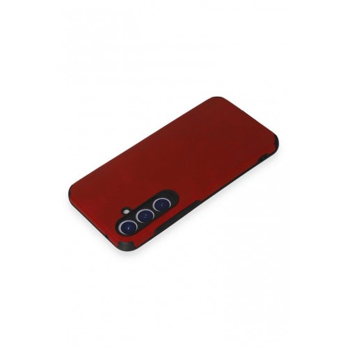 Newface Samsung Galaxy S23 FE Kılıf Loop Deri Silikon - Kırmızı Newface Samsung Galaxy S23 FE Kılıf Loop Deri Silikon - Kırmızı