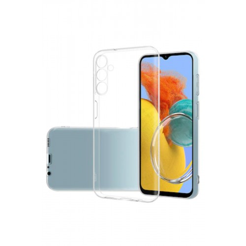 Newface Samsung Galaxy M14 5G Kılıf Lüx Şeffaf Silikon